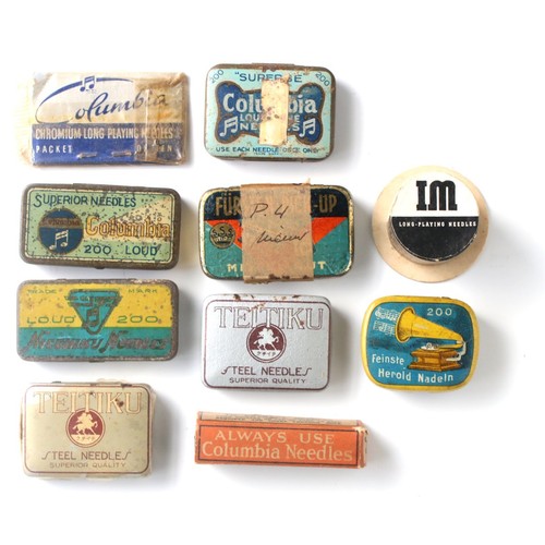 Gramophone needle tin set - needle,