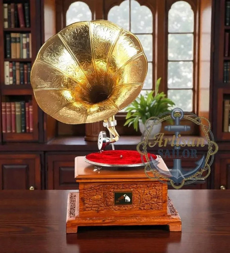 Antique gramophone fully - antique,