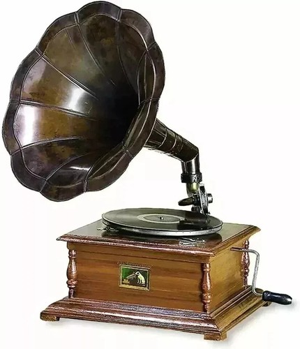 Antique hmv gramophone - antique, fully