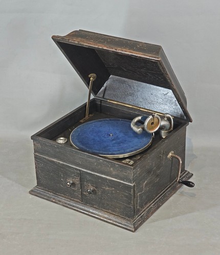 Antique tabletop gramophone - tabletop,