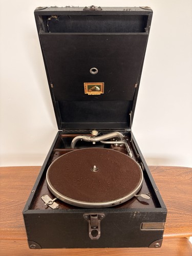 Antique hmv 101 portable - antique,