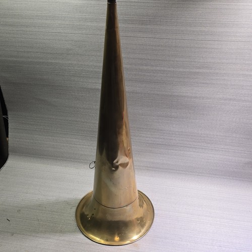 Antique brass witches hat - brass,