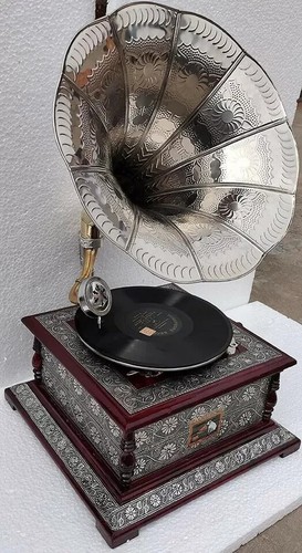 Antique hmv gramophone fully - antique,