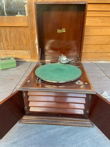 Antique edison bell discaphone - bell,