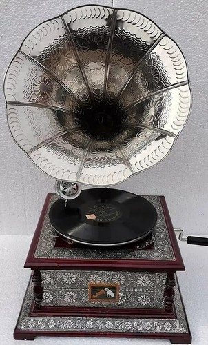 Antique hmv gramophone fully - antique,