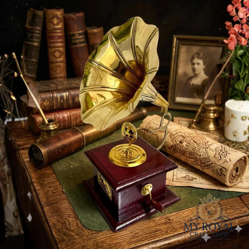 Handmade gramophone model - gramophone,