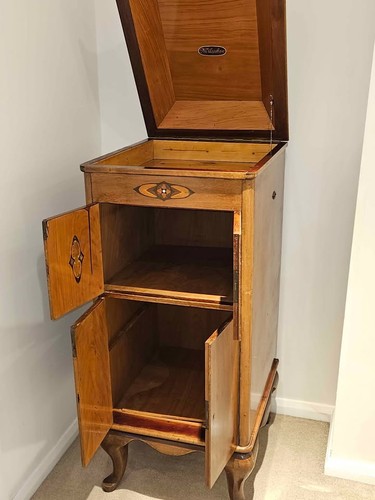 Antique gramophone cabinet